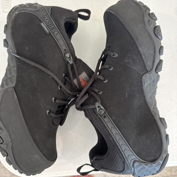Merrell Shoes - Merrell Work Fullbench  Waterproof Safety Toe Shoes Womens 7.5 M Black Chameleon